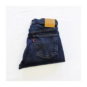 Levis 501 Short Black Button Fly Denim Jeans SZ W30 x L28